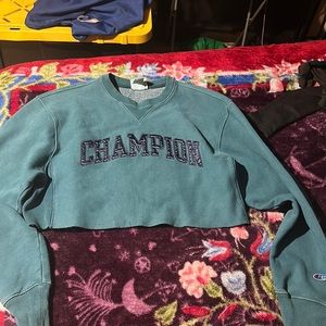 Champion cropped crew neck